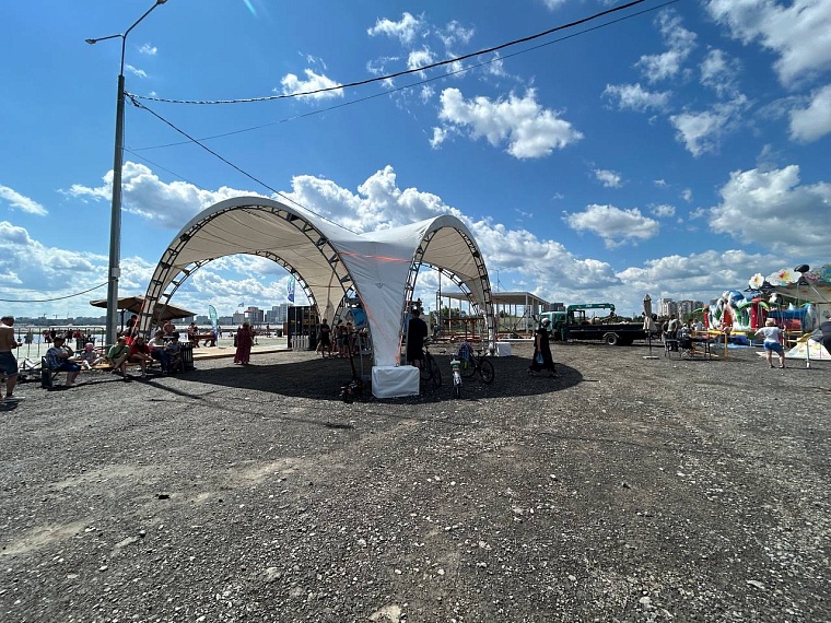 Новый городской пляж в Тюмени: схема, как проехать и что там есть