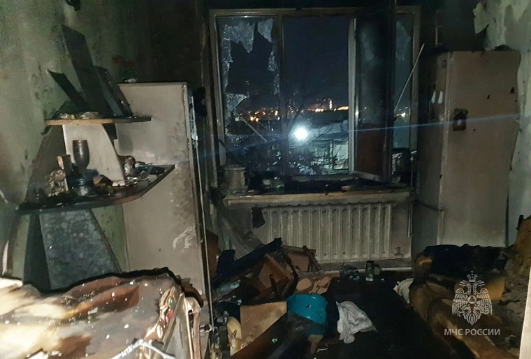 Ночной пожар в Тюмени унес жизнь человека