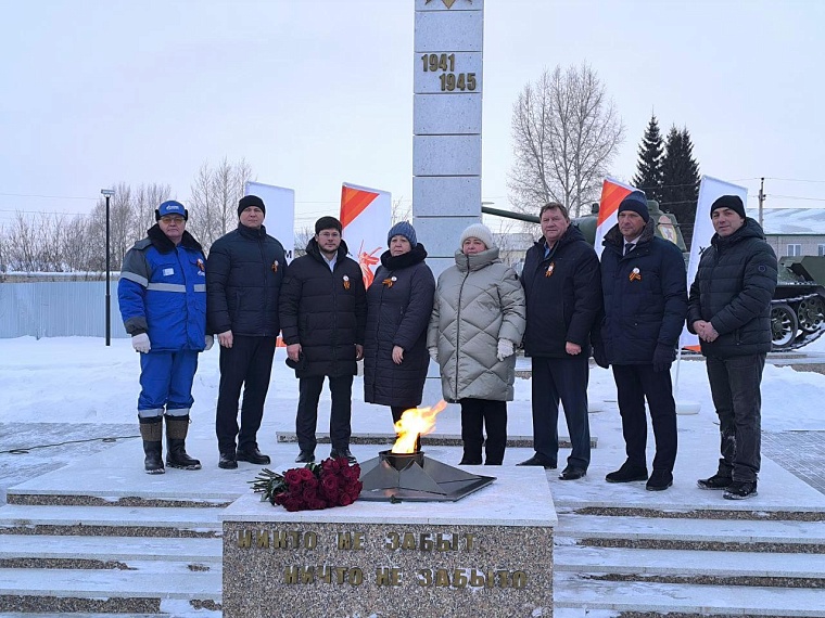 Вечный огонь в Большом Сорокино Тюменской области перевели на газ