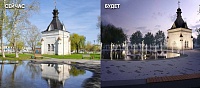 Александровский сад в Тобольске стремительно преображается