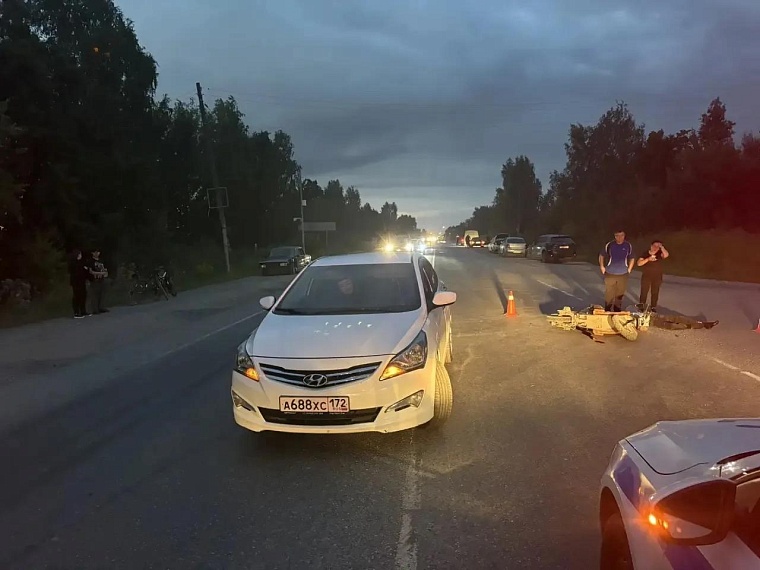 В ДТП близ Тюмени погиб 53-летний водитель электробайка