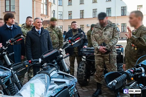 Александр Моор: Передали в зону СВО технику и квадроциклы