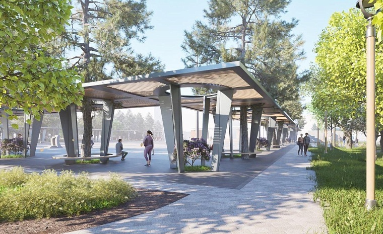 В тюменском сквере Депутатов обустроят прогулочные аллеи и современный скейт-парк