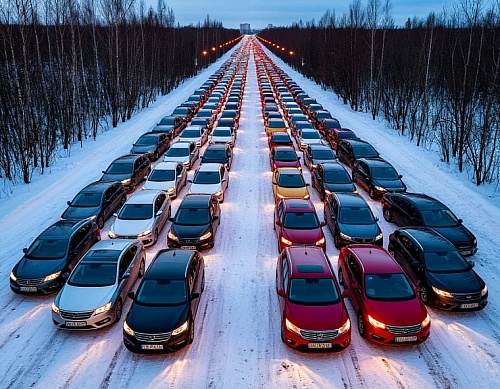 Как будут регистрировать транспорт в Тюмени в новогодние каникулы