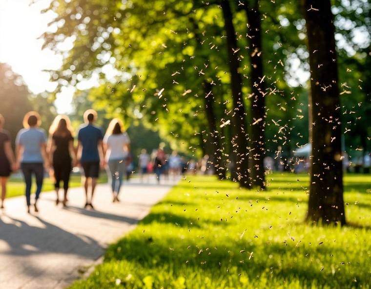 Тюменской эксперт объяснил обилие комаров и мошек