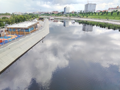 Тура в Тюмени: остается 20 см до опасного уровня воды