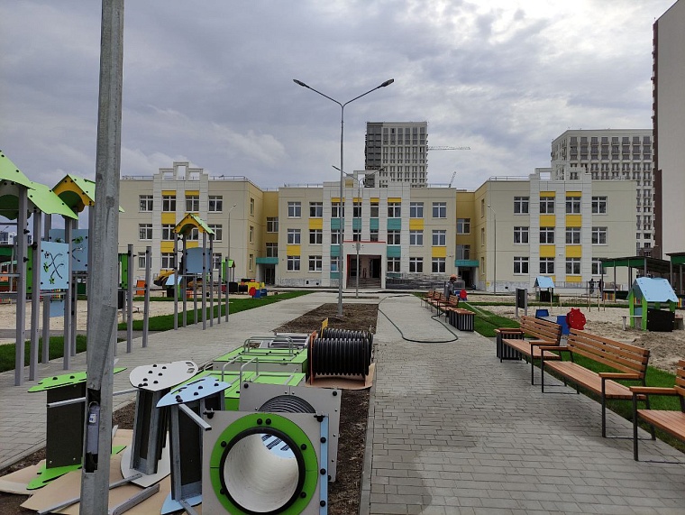 Строительство детского сада в тюменском «Легенда парке» завершится в октябре