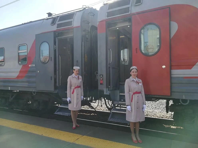 Из Тюмени отправился круизный поезд "Жемчужина Кавказа"