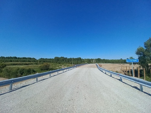 В Тюменской области отремонтировали мост через реку Тенис