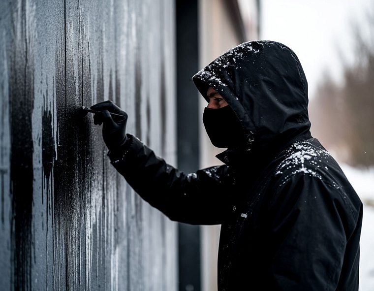 Тюменцев призвали сообщать о запрещенных надписях на фасадах