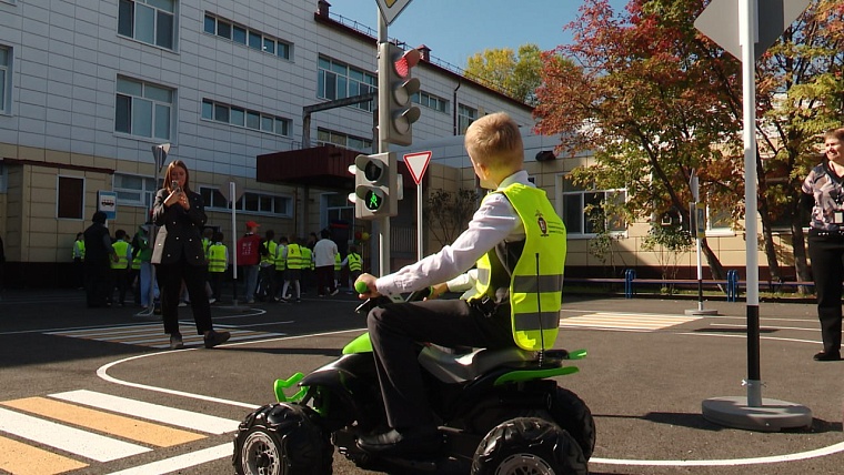 Новый автогородок при лицее №81 в Тюмени может стать примером для других школ