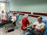 Футболисты «Тюмени» приняли участие во Всероссийском марафоне донорства костного мозга