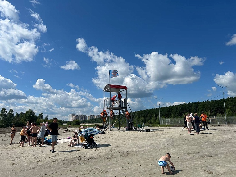 Новый городской пляж в Тюмени: схема, как проехать и что там есть