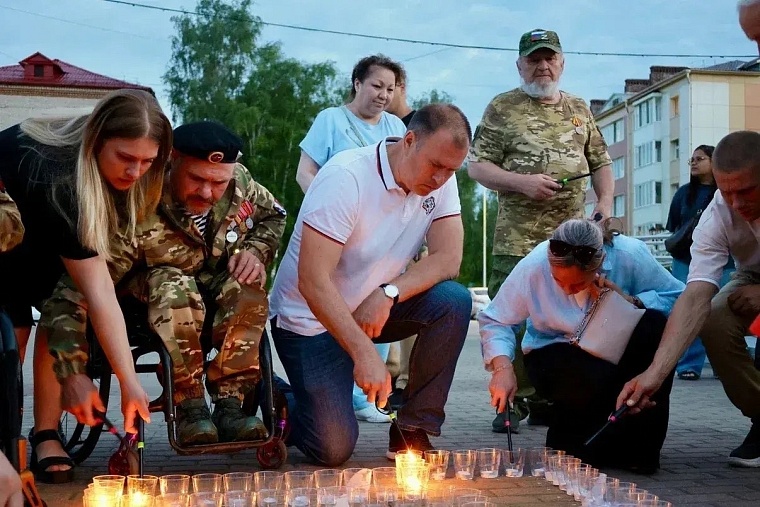 В городах Тюменской области прошли акции в годовщину начала Великой Отечественной войны