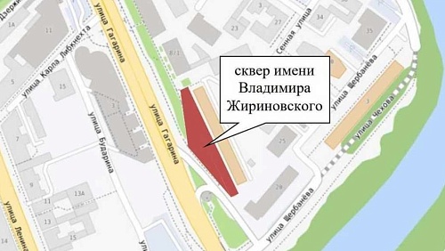 В центре Омска предлагают разбить сквер имени Владимира Жириновского