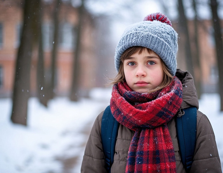 В Тюмени из-за мороза отменили занятия первой смены с 1 по 9 классы