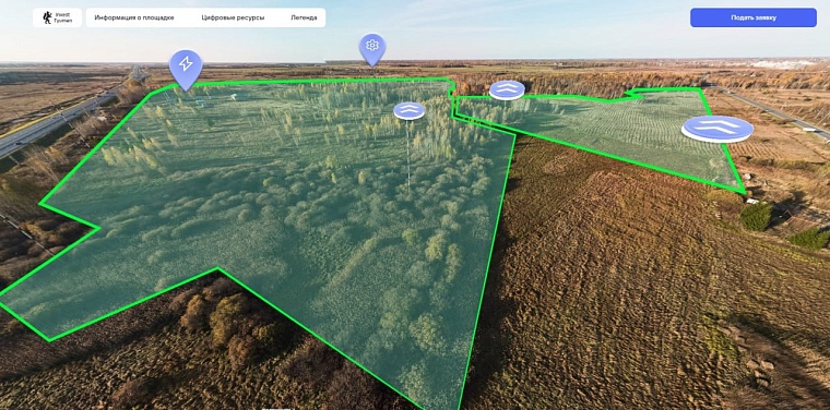 В Тюменской области инвесторы могут дистанционно выбирать земельные участки для аренды или покупки