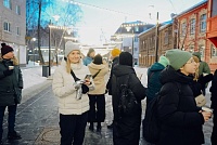 Победители викторины «Хочу в Тюмень» прогулялись по улице Дзержинского