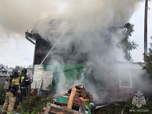 Во время утреннего пожара в тюменском СНТ погиб человек