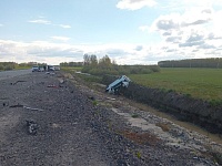 В ДТП с грузовиком в Тобольском районе погиб водитель легкового автомобиля