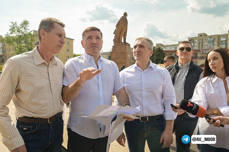 Александр Моор: Олицетворением единства Тюменской области и Краснодона станет «Аллея дружбы»