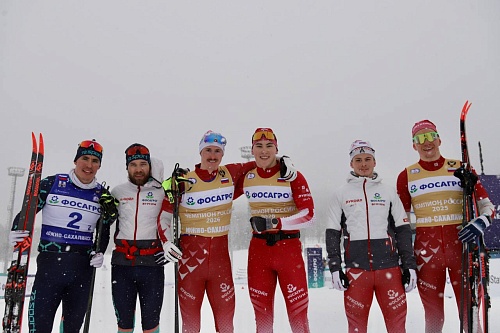 Тюменские лыжники Алексей Червоткин и Александр Терентьев завоевали серебро чемпионата России