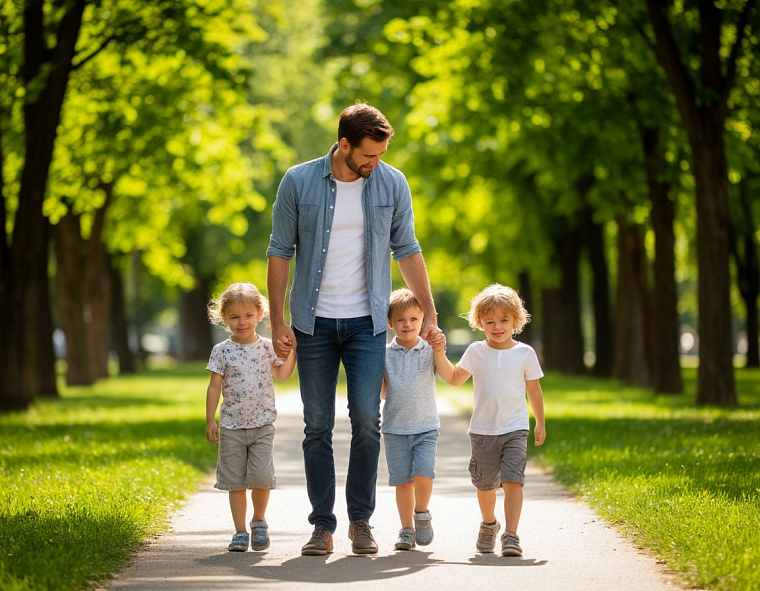 Терпение, юмор, финансовая стабильность: россияне назвали главные качества хороших отцов