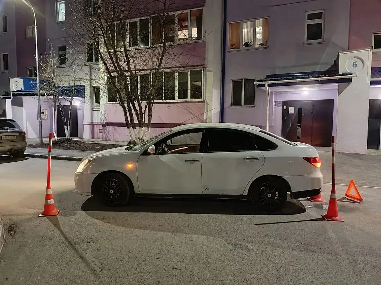 В Тюмени произошло первое в этом сезоне ДТП с ребенком во дворе