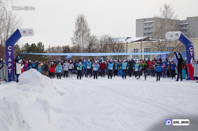 Александр Моор: Тюменская область присоединилась к большому спортивному празднику – «Лыжне России»