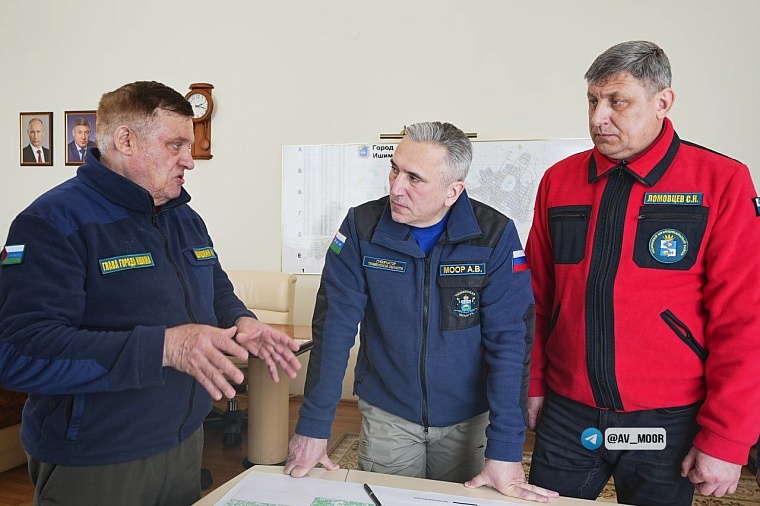 Александр Моор: За последние сутки река Ишим прибавила сразу 38 сантиметров