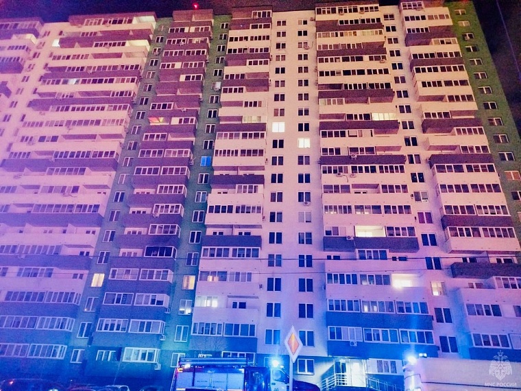 В ночном пожаре в многоэтажке на улице Велижанской пострадали три человека