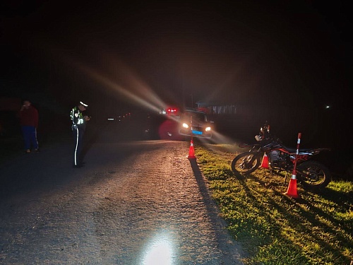 В Ялуторовском округе подросток на мотоцикле сбил одноклассницу