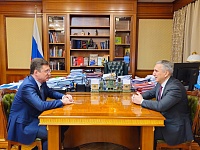 Александр Моор встретился с заместителем председателя правительства России Александром Новаком