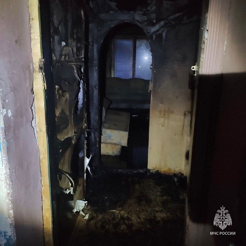 В Тобольском районе во время пожара в квартире погиб 27-летний мужчина