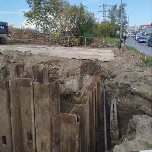 Строительная техника повредила ЛЭП и оставила без света район Московского тракта в Тюмени