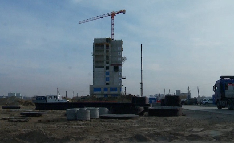 Гостиница межвузовского кампуса в Тюмени готова на треть