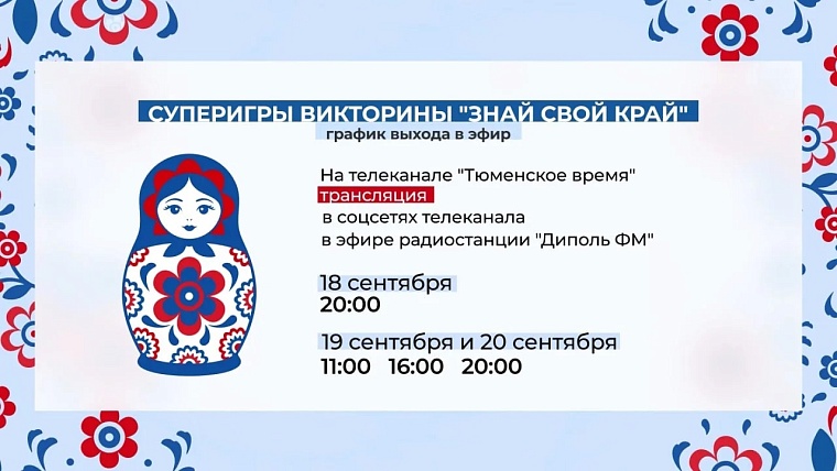 На кону квартира и машина: когда пройдут суперигры викторины «Знай свой край!»
