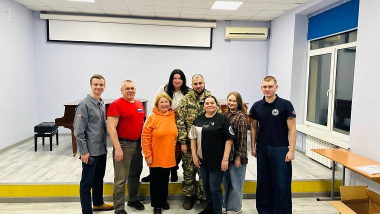 Тюменская делегация волонтеров завершила миссию в Курске