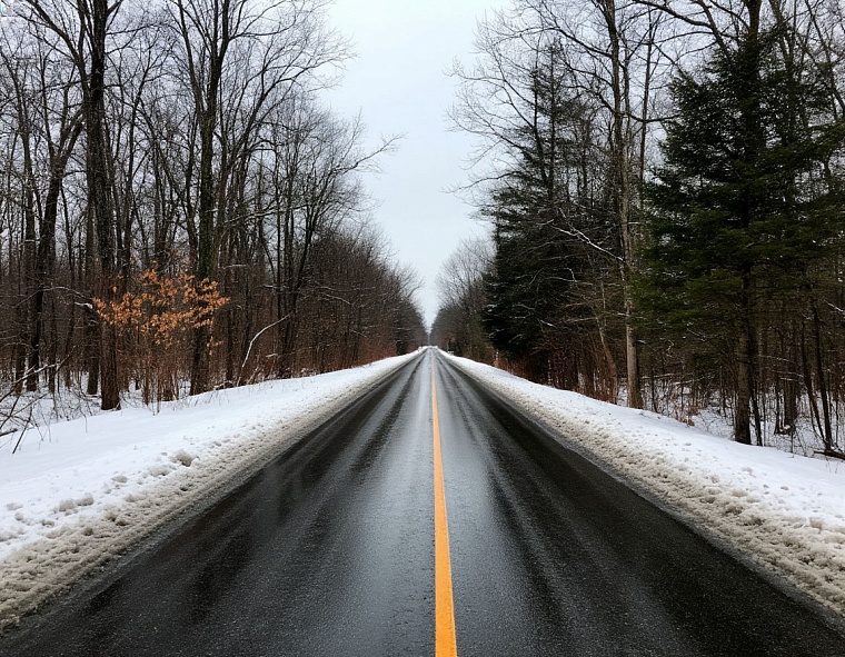 Перепады температур образовали на тюменских дорогах корку льда