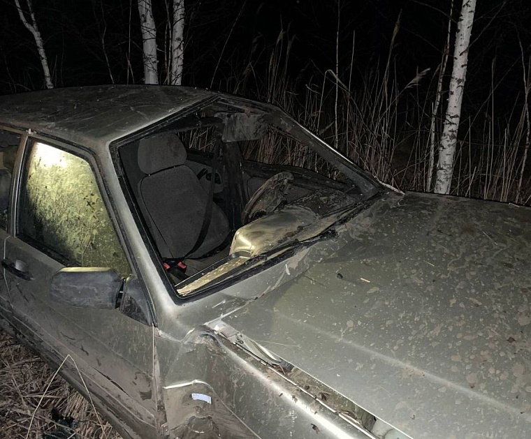 В Омутинском районе четверо школьников попали в ДТП