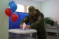В Тюменской области участники СВО голосуют на выборах президента России