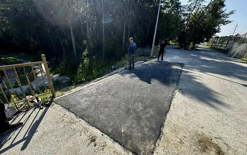 В Гилевской роще восстановили пострадавший от сильных дождей участок