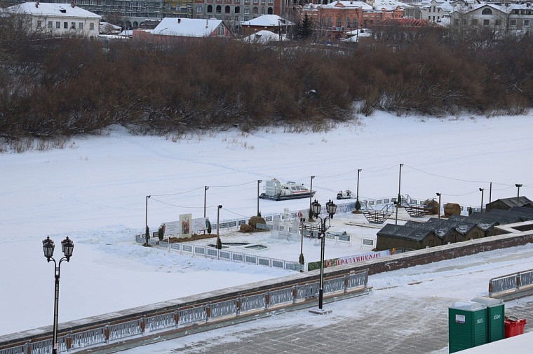 Крещение в Тюмени 19 января: парковки бесплатные, автобусы - до полуночи
