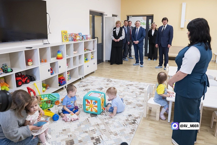 Александр Моор посетил новые детсады в Тюмени: Созданы все условия для развития