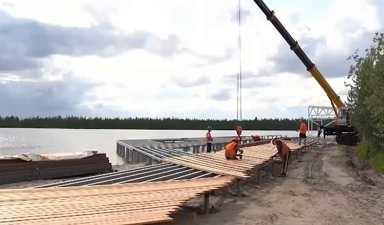 В Муравленко развернулось курортное строительство