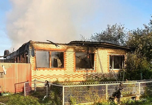 Во время утреннего пожара в Голышмановском округе погиб человек