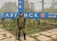 Герой России Рустам Сайфуллин вернулся на Донбасс