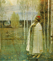 «Дмитрий-царевич убиенный», художник Михаил Нестеров, 1899 г.