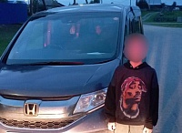 В Уватском районе автоинспекторы остановили 12-летнего мальчишку за рулем иномарки