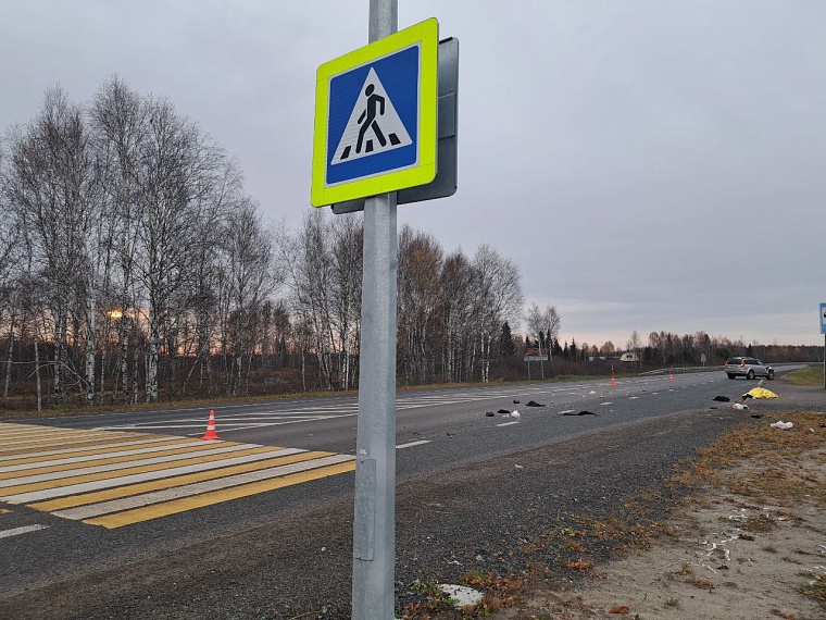 Под Тюменью насмерть сбит 59-летний пешеход